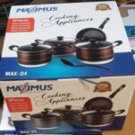 MAXIMUS NON STICK 3PCS POT WITH FRYING PAN