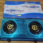 MAXIMUS STAINLESS STEEL DOUBLE GAS BURNER