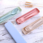 KIDS FORK AND SPOON (PLASTIC)