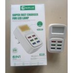 SH PLUS 6 IN 1 CHARGER with LED LAMP