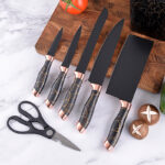 Corrugated Kitchen knife set