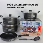 Maximus Non stick pot with fry pan. XA002