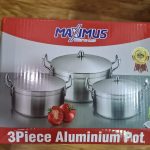 Maximus 3 pcs Aluminum pot