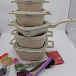 Disine Regina Die-cast pot set (Square)
