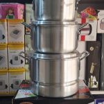 Hoffner Aluminum Stock Pot Steamer Set (HF-AL-901)