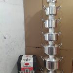 14pcs Hoffner Polished Aluminium Pot set