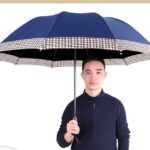 Fashion business men's double windproof umbrella