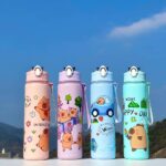 750m Capybara Plastic Straw Water Cup