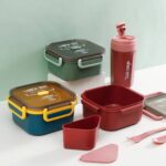 1000ml lunch box+ 500ml water cup: Type A