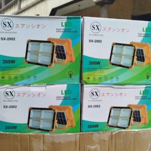 SX FOUR FACE LED SOLAR LIGHT WITH ATTACHED PANEL 300W
