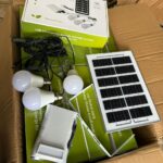 SX 4800MAH POWERBANK WITH 3 BULBS AND SOLAR PANEL