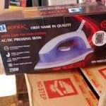 SONIK AC/DC SOLAR DRY PRESSING IRON (250WATT)
