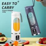 Rechargeable portable smoothie blender