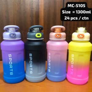 SPORT WATER BOTTLE WITH STRAW (1.3L)