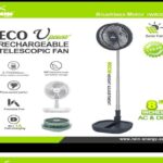 IWIN 8 INCHES RETRACTABLE RECHARGEABLE FAN