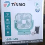 9 INCHES TINMO MOBILE DESKTOP FAN WITH PANEL AND BULB