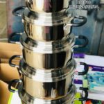 HF 1010 STAINLESS SET OF POTS