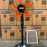 16 INCHES TTCC RECHARGEABLE FAN WITH SOLAR PANEL AND BULB