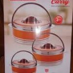 VTCL TRIYO CARRY INSULATED CASSEROLE BY 3PCS