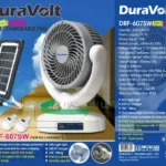 DURAVOLT 7 INCHES 3 IN 1 SOLAR RECHARGEABLE FAN