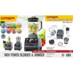 NEW QASA HIGH POWER BLENDER & GRINDER PRO 5 WITH 3 CUPS & 3 BLADES
