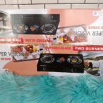 SUPERVISION GLASS DOUBLE GAS BURNER (INFRARED FACE + GAS BURNER)