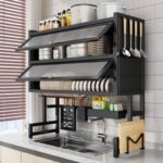 2 layers over-the-sink dish rack