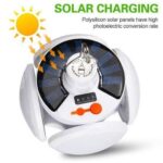 SX 4 FACE FOLDABLE SOLAR RECHARGEABLE LIGHT