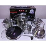 12pcs Zeiplteir stainless cookware set