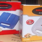 WHITE COLOUR EUROSONIC TWO FACE TOASTER ES8008