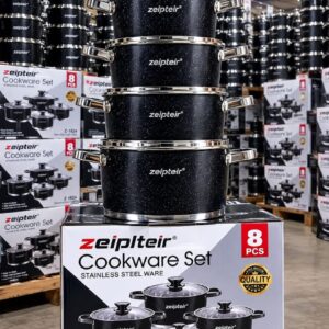 Zeiplteir Z-1824 Heavy Duty Stainless Steelware Set [18/20/22/24cm]