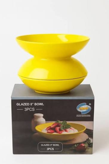 glazed 8in bowl 2