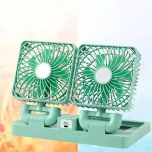 Eurosonic Double Head Charging Fan (Solar)