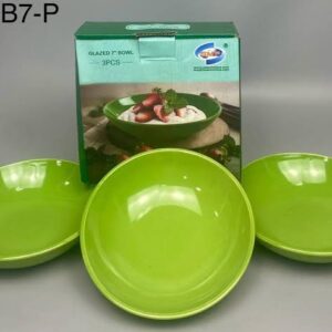 SMP 7' 3pcs Glazed dinner set